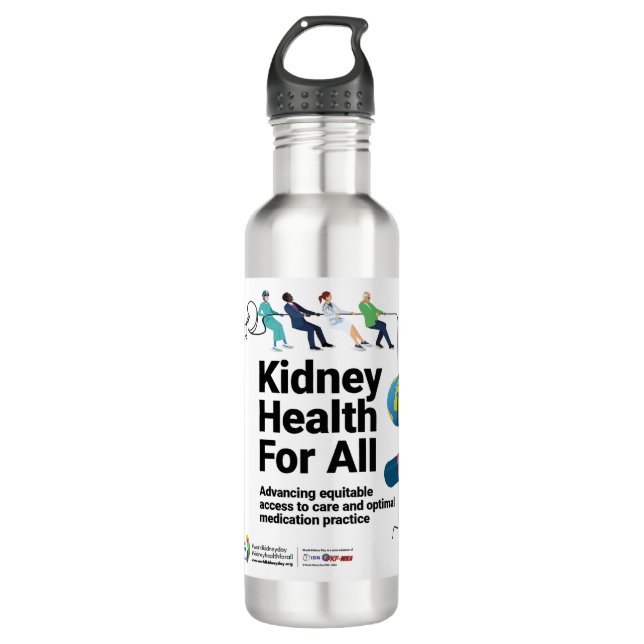 WKD 2024 Wasserflasche Edelstahl 24oz Edelstahlflasche (Vorderseite)