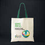 WKD 2026 Tote Bag Tragetasche<br><div class="desc">Carry your essentials in style with this high-quality WKD tote bag featuring the 2026 theme "Kidney Health for All: Caring for People,  Protecting the Planet".</div>