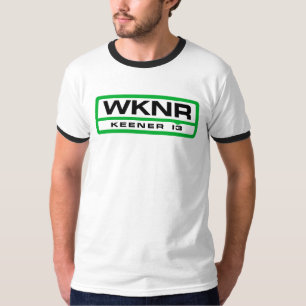 WKNR Detroit Rock Spitzen-40 u. RollenRadiosender T-Shirt
