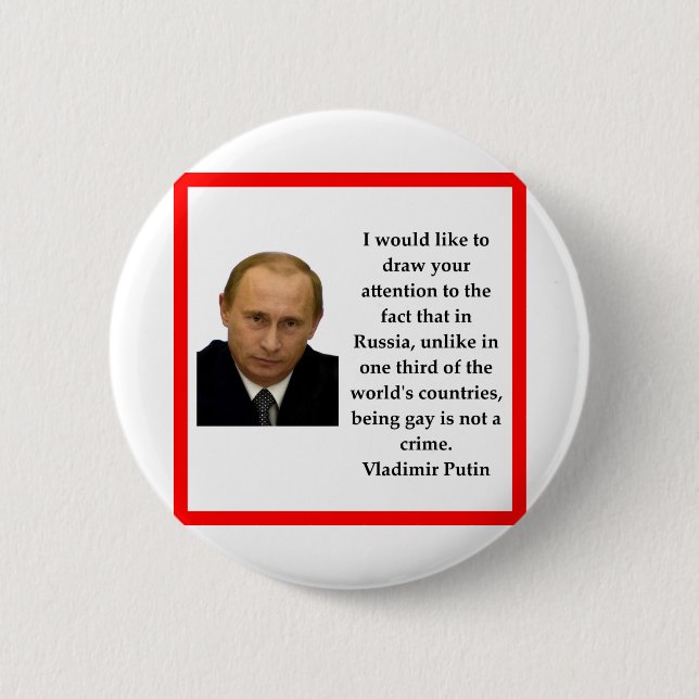 Wladimir Putin Button (Vorderseite)