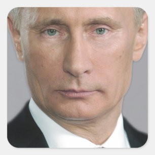 Wladimir Putin Gang Quadratischer Aufkleber