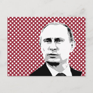 Wladimir Putin - - Internationaler Führer -.png Postkarte