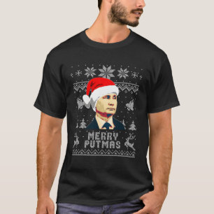 Wladimir Putin Merry Putmas Funny zu Weihnachten T-Shirt
