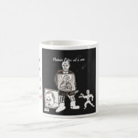 Wladimir Putin Öl ist über Kaffee-Tasse