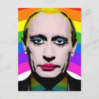 Wladimir Wladimirowitsch Putin Postkarte