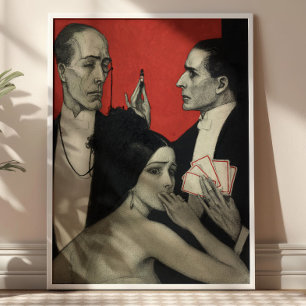 Wladyslaw Theodor Benda 1920er Jahre Vintage Art D Poster