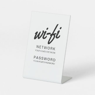 WLAN-Kennwort-Kühlschrank Sockelschild