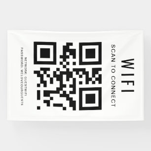WLAN-Passwort   QR-Code-Scan zum Verbinden Banner
