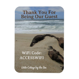 WLAN-Zugangscode Strandhaus Küstenhaus Magnet