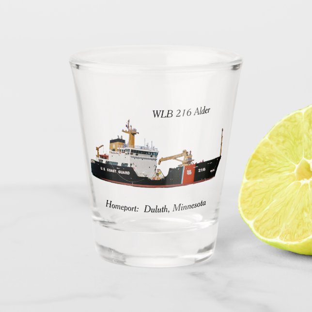 WLB 216 Alder Shotglas Schnapsglas (Vorderseite)