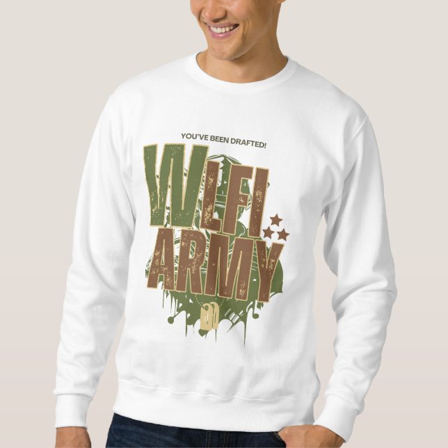 WLFI Army Wealth Warrior Camouflage Sweatshirt (Vorderseite)