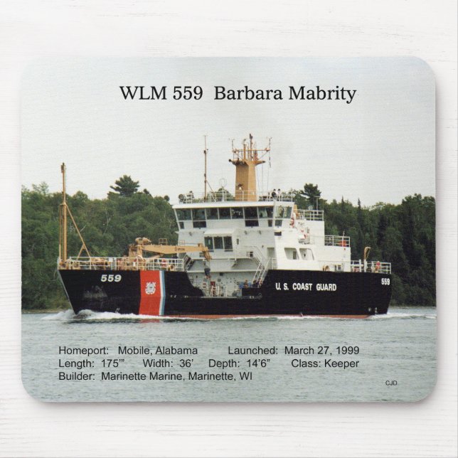 WLM 559 Barbara Mabrity mousepad (Vorne)