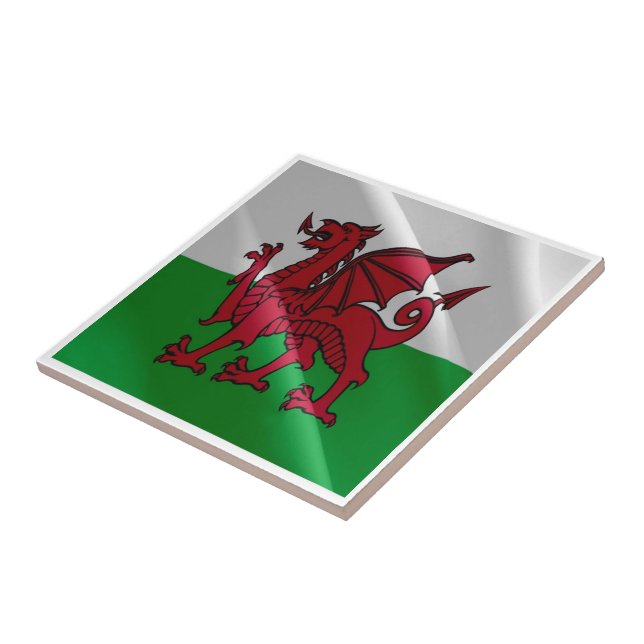 WLS002 Waving FLAG Schweißwale, Fliese (Seite)