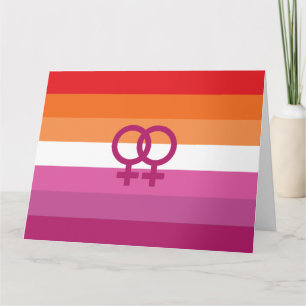 WLW-Lesbenstolzflagge Karte