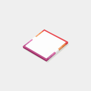 WLW-Lesbenstolzflagge Post-it Klebezettel