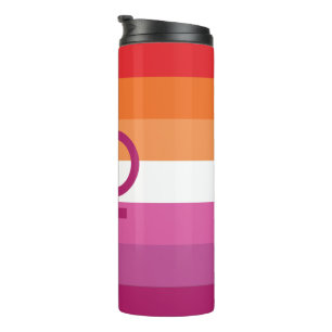 WLW-Lesbenstolzflagge Thermosbecher