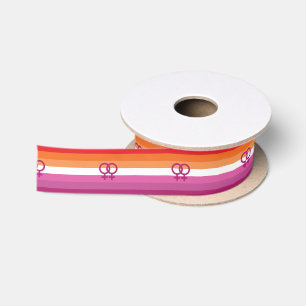 WLW Lesbische Flagge Satinband