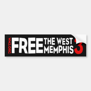 WM3 WEST MEMPHIS TROIS autocollants pare-chocs