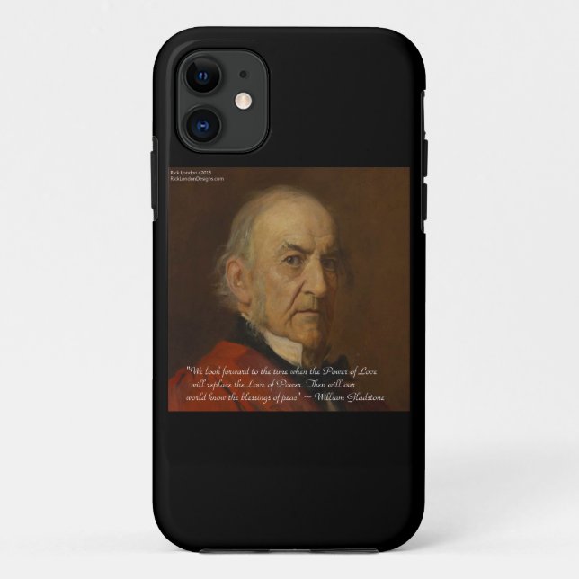 WM Gladstone & Power von Liebe Quote iPhone 6 Fall Case-Mate iPhone Hülle (Rückseite)