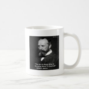 Wm James "Being Wise" Zitat gibt Karten Tasse etc.