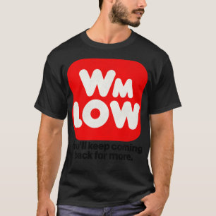 WM LOW Supermarkt Retro Geschlossener Laden T-Shirt