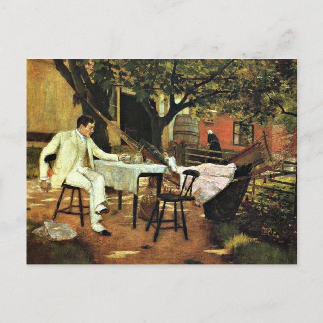 Wm. Merritt Chase, ein Sommernachmittag in Holland Postkarte (Vorderseite)