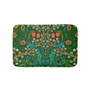WM Morris Blackthorn Art Nouveau Pattern Badematte