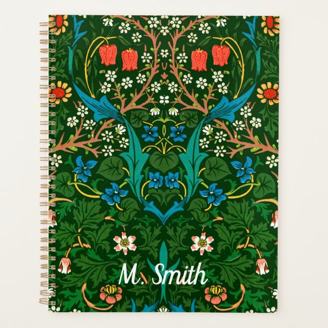 WM Morris Blackthorn Art Nouveau Pattern Planer (Vorderseite)