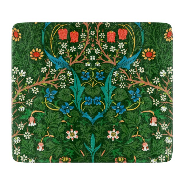 WM Morris Blackthorn Art Nouveau Pattern Schneidebrett (Vorderseite)