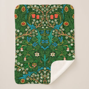 WM Morris Blackthorn Art Nouveau Pattern Sherpadecke