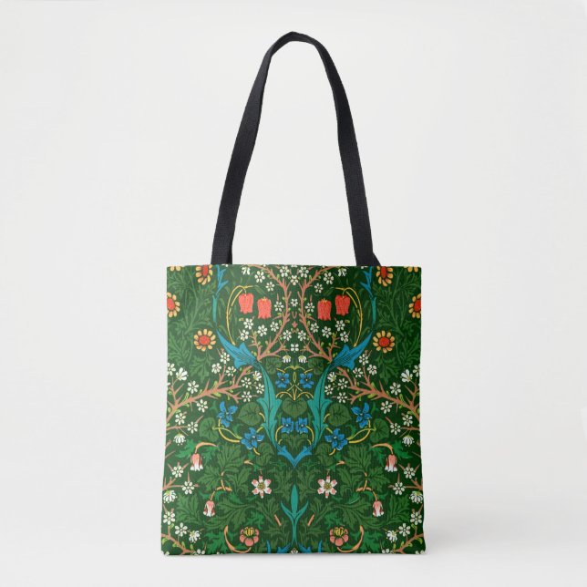 WM Morris Blackthorn Art Nouveau Pattern Tasche (Vorderseite)
