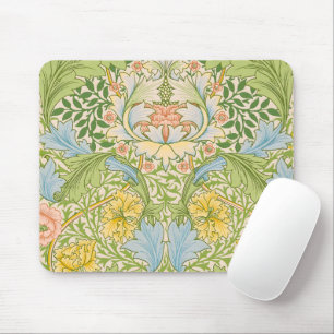 Wm Morris Myrtle Floral Art Nouveau Pastell Mousepad