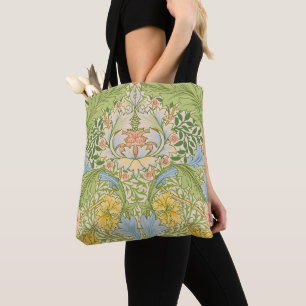 Wm Morris Myrtle Floral Art Nouveau Pastell Tasche