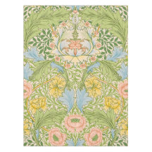 Wm Morris Myrtle Floral Art Nouveau Pastell