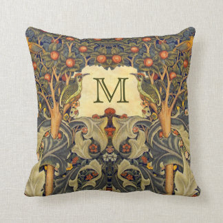 WM vor Raphaelit. Morris CUSTOMIZABLE MONOGRAMM Kissen