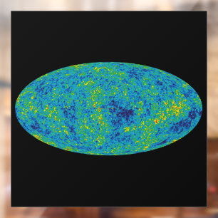 WMAP Microwave Anisotropy Probe Universe Map Fensteraufkleber