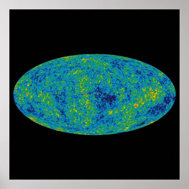 WMAP Microwave Anisotropy Probe Universe Map Poster (Vorne)