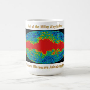 WMAP, Schleier der Milchstraßengalaxie über dem Un Kaffeetasse