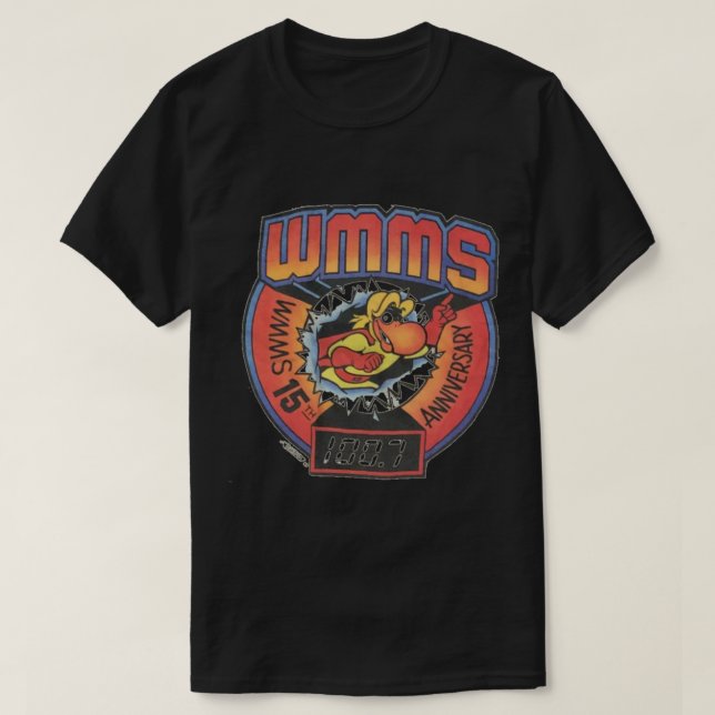 WMMS 15th anniversary Classic T-shirt (Design devant)