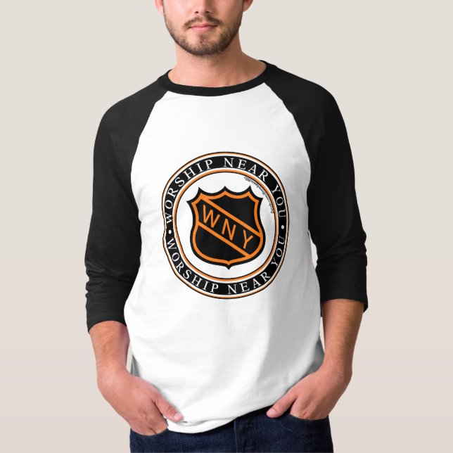 WNY Worship nähe Wappen T-Shirt (Vorderseite)