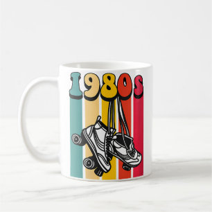 Wo 1980er Hippie Disco Rollschuhfahren Kaffeetasse