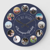 Wo alles begann Liebe-Geschichtsfoto-Collage