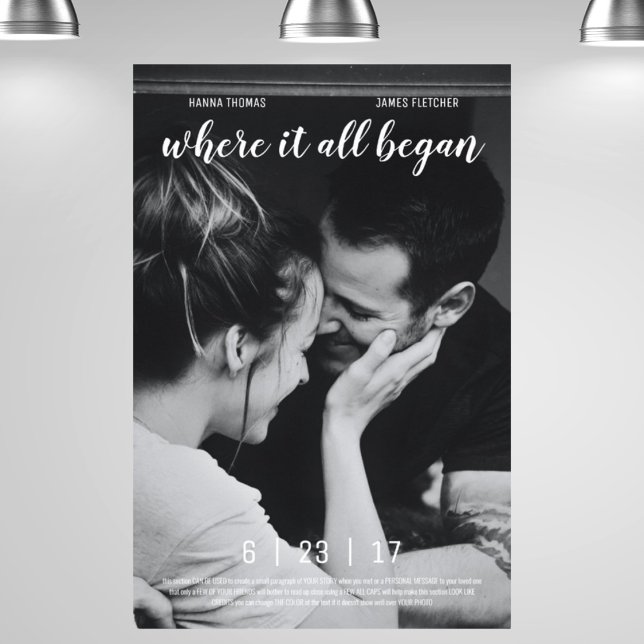 Wo alles begann Liebe Story Movie Poster (Von Creator hochgeladen)