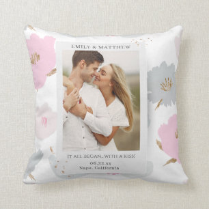 Wo alles begann Romantische Paare Personalisiert Kissen