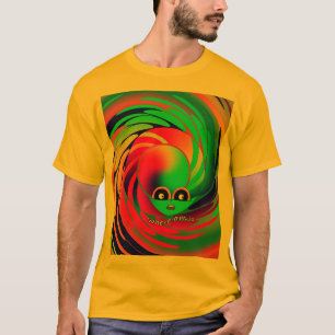 Wo bin ich? Männer Gold T-Shirt