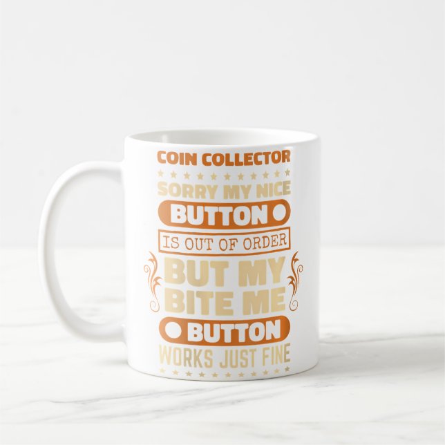 Wo Bite Button Funktioniert Münzensammler Münzensa Kaffeetasse (Links)