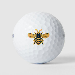 Wo Blume gepflanzte Golfbälle sind