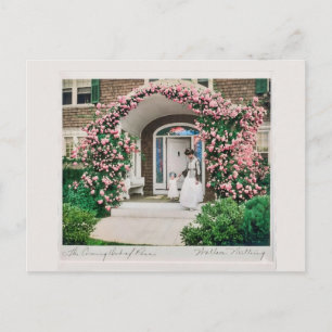 Wo Blumen blühen, da blüht auch Hoffnung. Postkarte