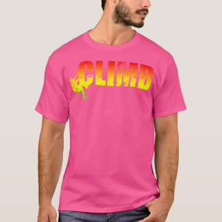 Wo Bouldering Climber Mädchen Klettern Apparel Fel T-Shirt
