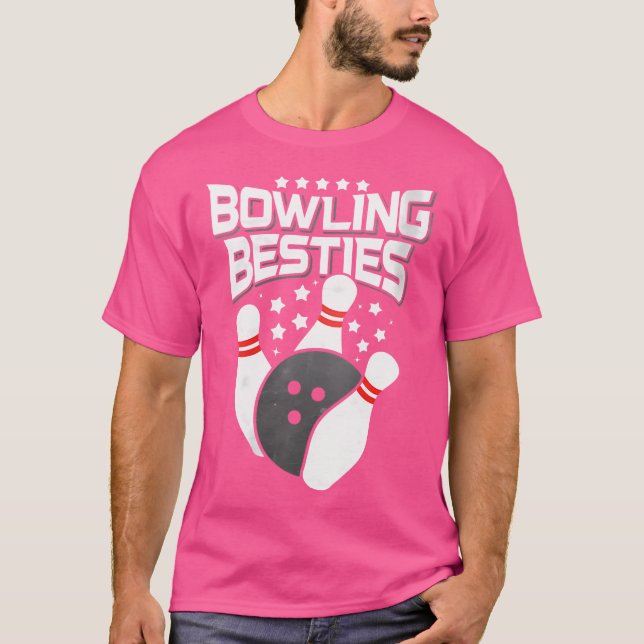 Wo Bowling Besties T-Shirt (Vorderseite)